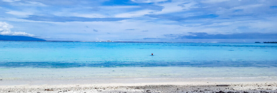 Moorea island beach